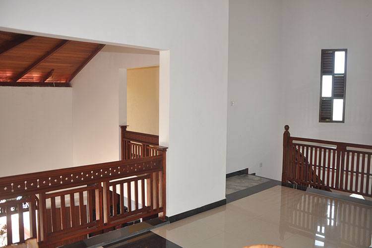 upstairs