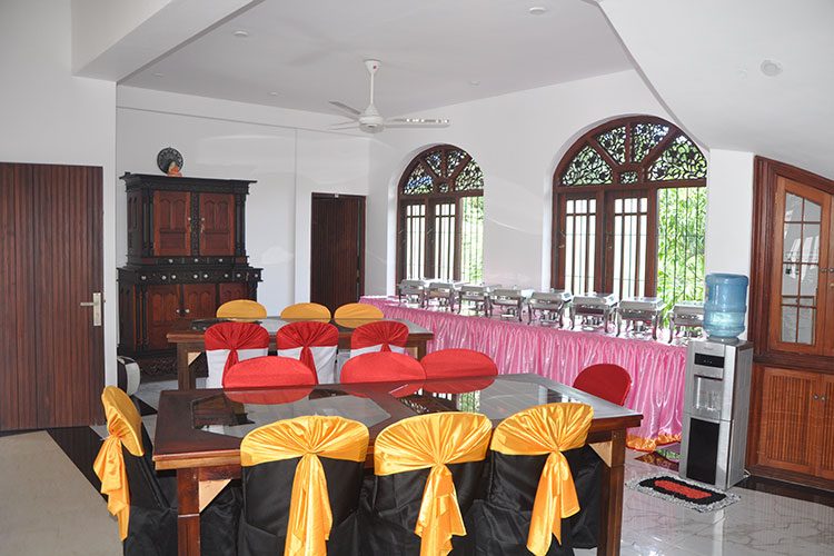 buffet area