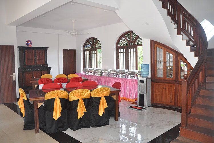 buffet area